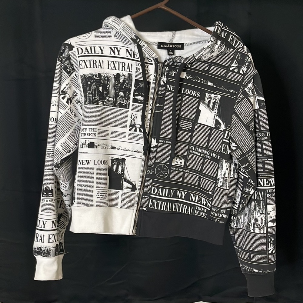 Newspaper sweater